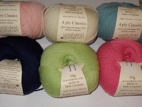 Woolyknit 4 ply Classics Supersoft Merino Wool